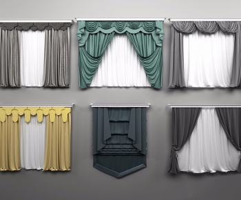 Modern European Style The Curtain-ID:158479457