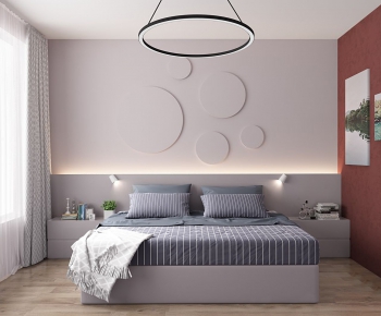 Modern Nordic Style Bedroom-ID:512284126