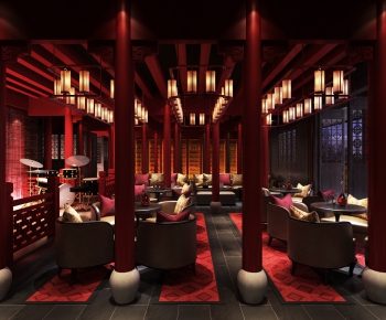 New Chinese Style Bar-ID:615663649