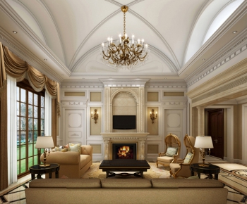 European Style A Living Room-ID:365902158