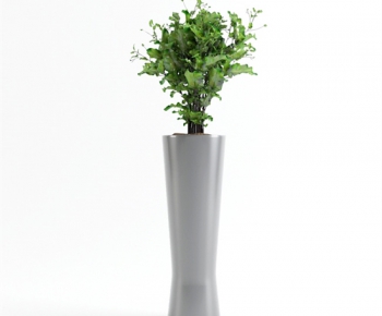 Modern Potted Green Plant-ID:500937383