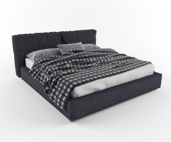 Modern Double Bed-ID:238608993