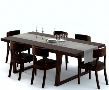 Modern Dining Table And Chairs-ID:196832527