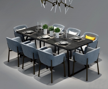 Modern Dining Table And Chairs-ID:191555985