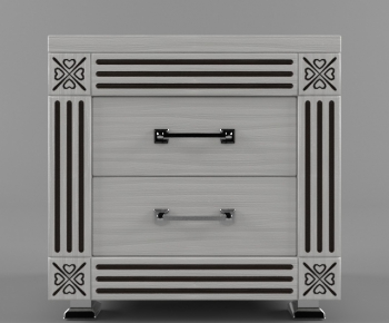 European Style Bedside Cupboard-ID:290942363