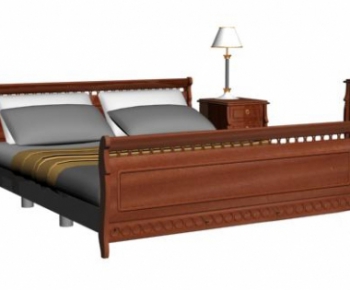 European Style Double Bed-ID:942354311