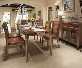 American Style Dining Room-ID:824348621