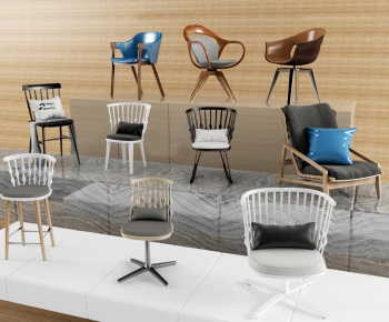 Nordic Style Single Chair-ID:307549687