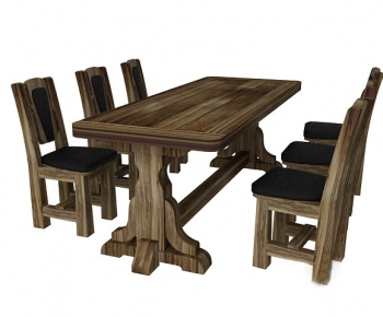 Modern Dining Table And Chairs-ID:658787432