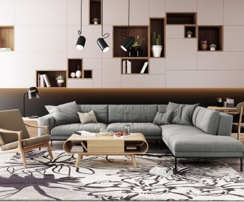 Nordic Style Sofa Combination-ID:381079676