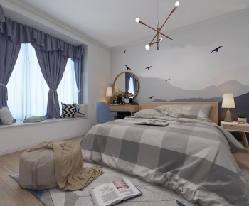 Nordic Style Bedroom-ID:252081243
