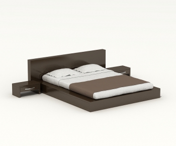 Modern Double Bed-ID:367090492