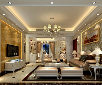 European Style A Living Room-ID:117406822