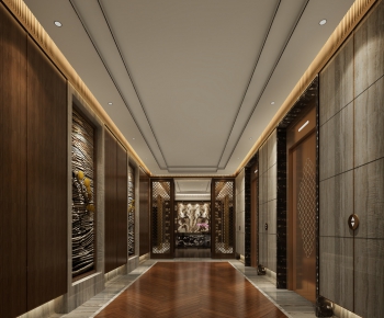New Chinese Style Corridor Elevator Hall-ID:285902989