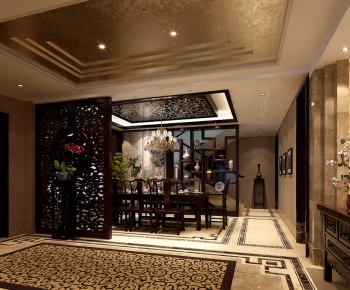 Chinese Style Dining Room-ID:338729384