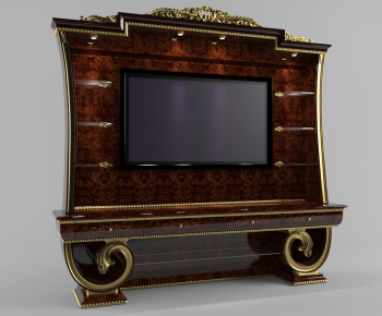 Simple European Style TV Cabinet-ID:665691579