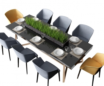 Modern Dining Table And Chairs-ID:760832469