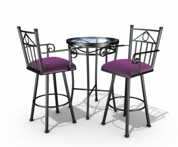 American Style Bar Chair-ID:798553771