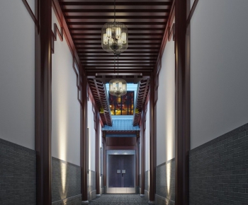 New Chinese Style Corridor Elevator Hall-ID:152300121