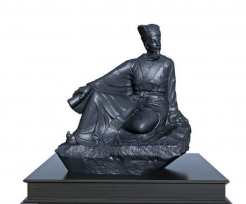 中式历史人物雕塑-ID:178479319