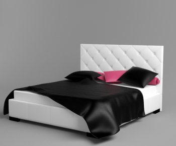 Modern Double Bed-ID:199261496