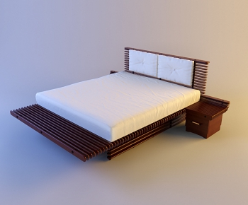 Modern Double Bed-ID:620384961