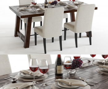 Modern Dining Table And Chairs-ID:632271675