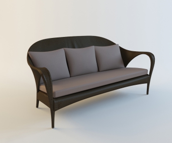 Modern Three-seat Sofa-ID:386173829
