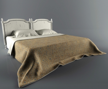 European Style Double Bed-ID:657153598