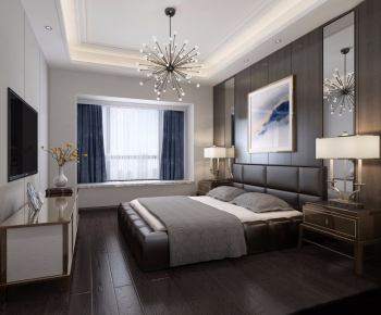 New Chinese Style Bedroom-ID:825647248