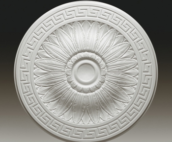 European Style Plaster Carved Top Plate-ID:715352247