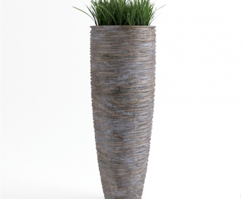 Modern Potted Green Plant-ID:221205199