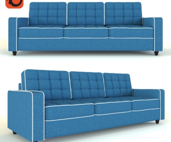Modern Three-seat Sofa-ID:401094146
