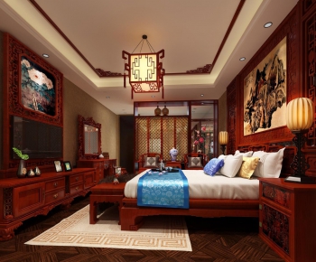 Chinese Style Bedroom-ID:573523518