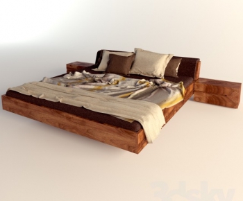 Modern Double Bed-ID:131858127