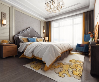 New Chinese Style Bedroom-ID:814314541