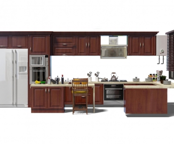 American Style Kitchen Cabinet-ID:274128575