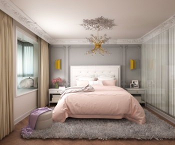 Simple European Style Bedroom-ID:463676776