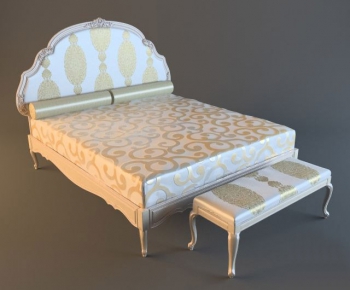 European Style Double Bed-ID:101717318