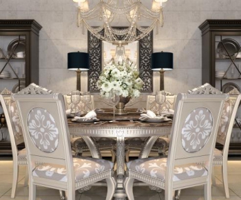 European Style Dining Room-ID:616611837