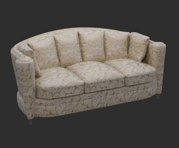 Simple European Style Three-seat Sofa-ID:678946718
