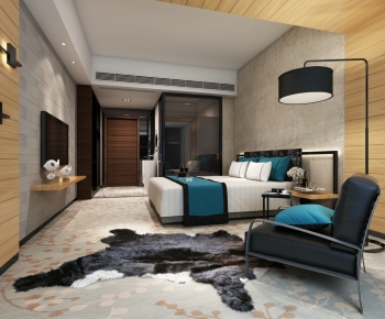 New Chinese Style Bedroom-ID:346268691