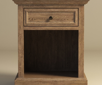 American Style Country Style Bedside Cupboard-ID:233908859