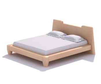 Modern Double Bed-ID:981604357