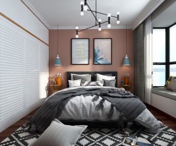 Nordic Style Bedroom-ID:447283881