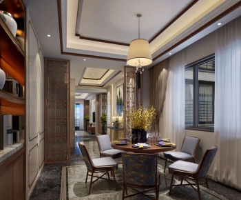 New Chinese Style Dining Room-ID:111711118