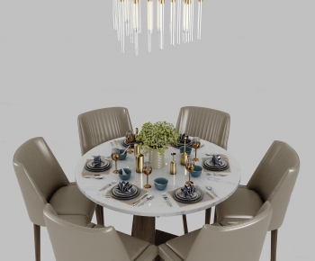 Modern Dining Table And Chairs-ID:950712577