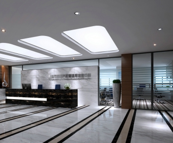 Modern Office Reception Desk-ID:311683969