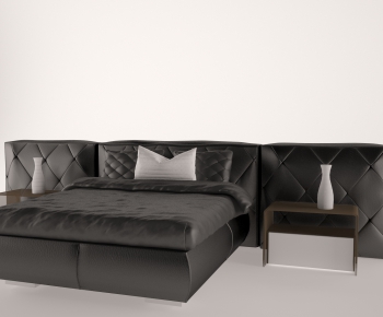 Modern Double Bed-ID:229158164