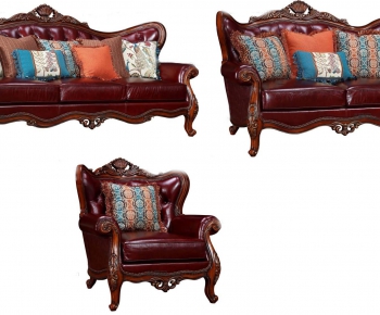 American Style Sofa Combination-ID:567561135